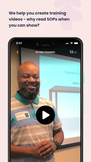 Training video player